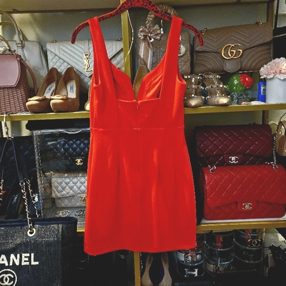 Express Red Mini Dress - Picture 2 of 3